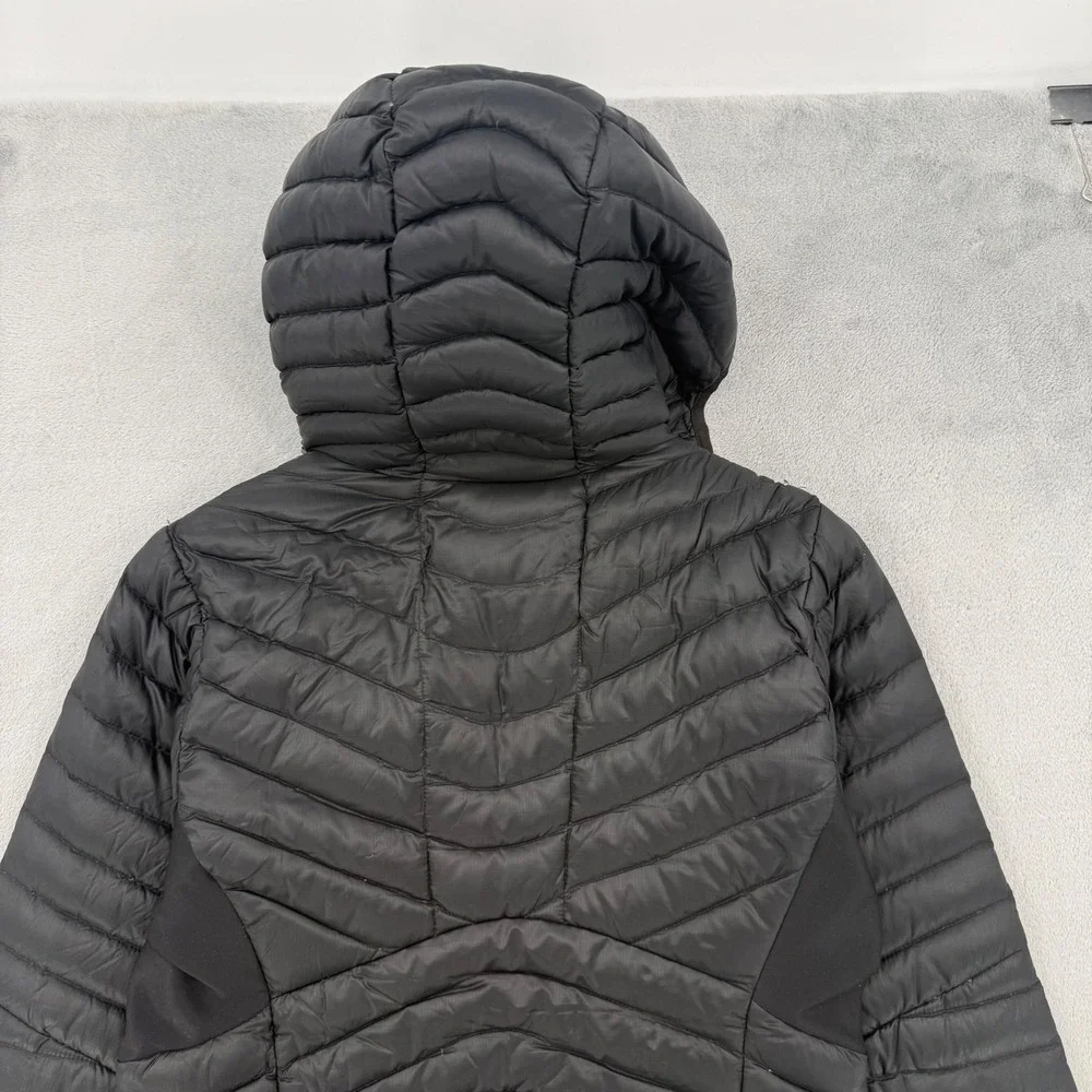 The North Face Steep Series Black Puffer Jacket Full Zip Coat Women's Medium‎